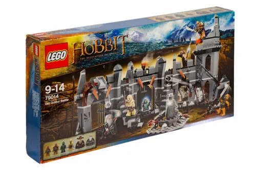 Lego 79014 Der Hobbit - Schlacht von Dol Guldur - Lego Set mit 797 Teilen, beinhaltet 6 exklusive Minifiguren und eine detailreiche Dol Guldur-Festung. Ideal für Fans des Hobbits und ab 9 Jahren.