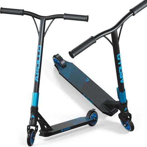 Apollo Stuntscooter Genesis X Pro - High End Profi Trick Roller - Stuntscooter für Freestyle Tricks im Skatepark oder stressfreies Cruisen in der City. Mit hochwertigen 120mm Alu Core Wheels und stabiler Bauweise für maximale Performance.