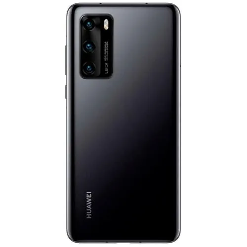 Huawei Smartphone P40 – 6,1 Zoll, 8GB RAM, 128GB, Schwarz - Handy ohne Vertrag mit Leica Triple-Kamera (50 MP) für herausragende Fotografie, 5G-fähig und powered by Kirin 990 Prozessor für schnelle Performance.