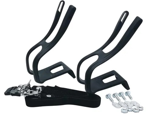 Fahrrad Pedal Schlaufen Set Haken Riemen Schrauben Pedalhakenset Rennradpedale