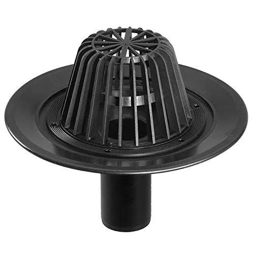 Upmann Flachdachablauf senkrecht DN 70 - Effizienter Flachdachablauf DN 70, ideal für eine zuverlässige Regenwasserableitung und optimalen Schutz vor Wasserschäden.