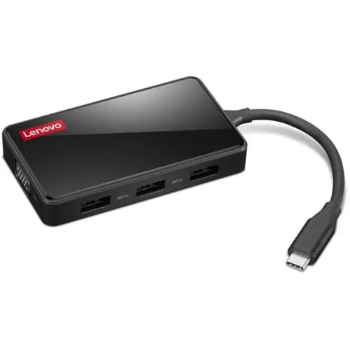 100W USB-C Travel Dock - Vielseitige Dockingstation - Weiteres Notebook-Zubehör mit USB-C, VGA und HDMI, ideal für mobiles Arbeiten und vielseitige Anschlussmöglichkeiten.