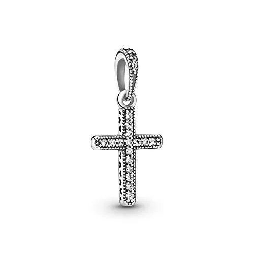 PANDORA Anhänger "Klassisches Kreuz" 397571CZ - Anhänger für Damen, aus Sterling-Silber mit Cubic Zirkonia, perfekt für einen individuellen Look und als wertvolles Geschenk.
