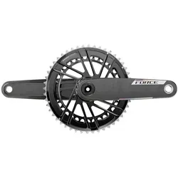 SRAM Force E1 DUB DM 2x12-fach Carbon Kurbelgarnitur - Fahrradkurbeln mit leichtem Carbon-Design und 2x12-fach Übersetzung für optimale Leistung und Effizienz auf der Straße.