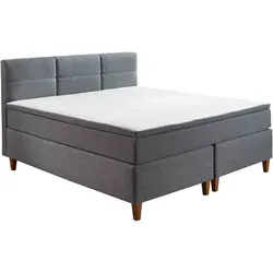 Sun Garden Boxspringbett KENORA 180 x 200 cm - Komfortables Boxspringbett mit 7-Zonen-Taschenfederkernmatratze und Komfortschaumtopper für erholsamen Schlaf. Ideal für Schlafzimmer mit Stil.