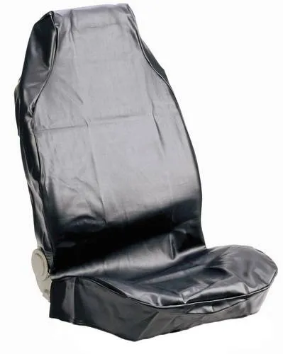 IWH 074010 Sitzbezug 1 Stück Kunstleder Schwarz Fahrersitz