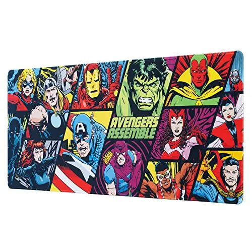 Grupo Erik Mauspad XXL Marvel Figuren Gaming Mousepad XXL rutschfest und Wasserabweisend Mauspad Groß - Mouse Pad XL Gaming Schreibtischunterlage PC Zubehör Gaming
