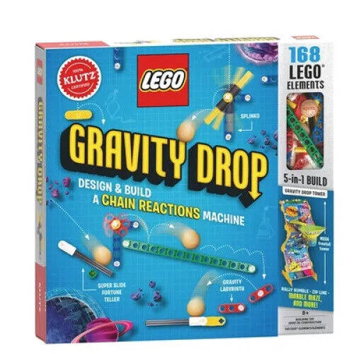 Lego Gravity Drop (Klutz) - Kreatives Bauvergnügen - Beschäftigungsbücher für Kinder mit spannenden LEGO-Projekten, die die Fantasie anregen und die Kreativität fördern.