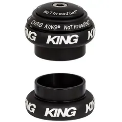 Chris King NoThreadSet Steuersatz - Hochwertige Edelstahl-Lager, 1 1/8" - Robuster Steuersatz mit GripLock-Technologie für eine sichere Verbindung. Ideal für anspruchsvolle Fahrradlenkköpfe und langlebige Leistung.