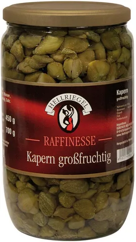 HELLRIEGEL Gemüsekonserve, Kapern Fines - großfruchtig