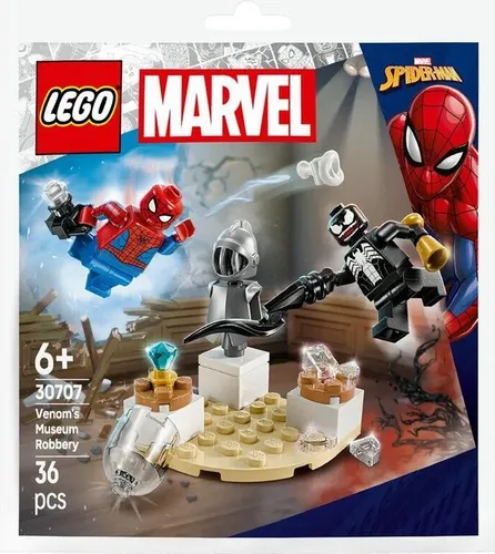 LEGO Venoms Museumsraub - 30707 - Spannendes Konstruktionsspielzeug aus der Marvel Super Heroes Serie mit 27 Teilen. Ideal für kreative Bauabenteuer ab 6 Jahren.