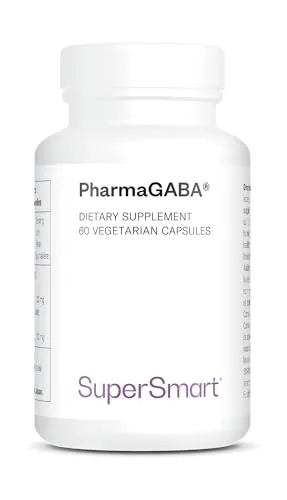 PharmaGABA – Anti-Stress Kapseln - Multivitaminpräparate & Mineralien – Effektive GABA-Formel zur Stressreduktion, vegan und aus natürlichen Inhaltsstoffen für mehr Entspannung im Alltag.