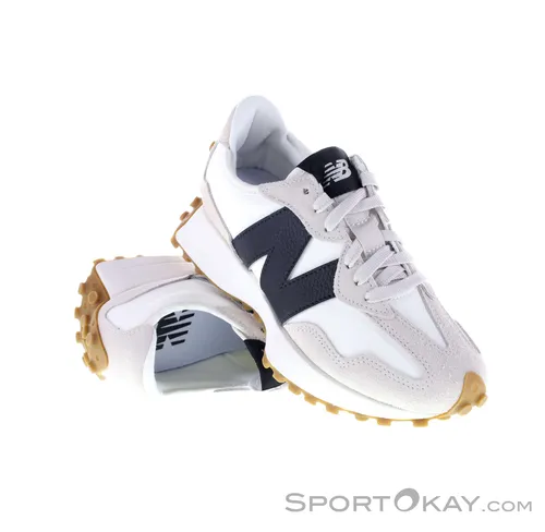 New Balance WS 327 GD Damen Sneaker - Moonbeam Weiß Beige, 41 - Laufschuhe mit kultiger 70er Jahre Silhouette, robustem Materialmix aus Wildleder und Textil, gepolstertem Knöchelbereich für optimalen Tragekomfort.