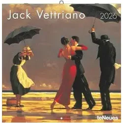 Jack Vettriano 2026 - Wand-Kalender - Kunstkalender im Format 30x30 cm (30x60 cm geöffnet) mit 12 beeindruckenden Kunstdrucken und Platz für Notizen. Perfekt für Kunstliebhaber und als stilvolles Geschenk!