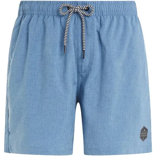 PROTEST Herren Badeshorts DAVEY beachshort - Stylische 16-Inch Badeshorts für Herren mit elastischem Bund und schnelltrocknendem Material. Praktische Gesäßtasche mit Reißverschluss für sichere Aufbewahrung und in den Größen XS bis XXXL erhältlich.