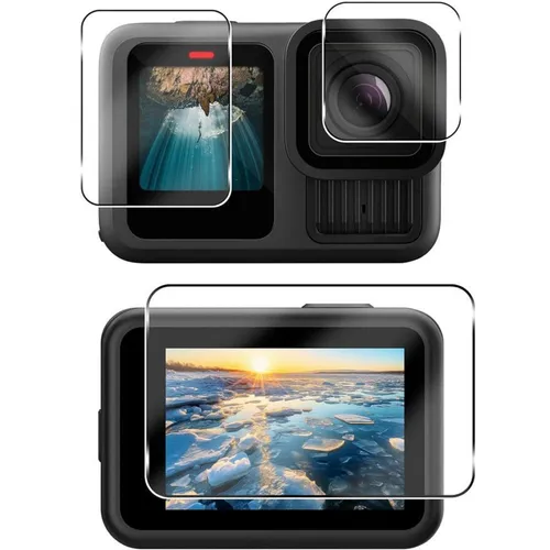6x Schutzglas für GoPro Hero 12 / 11 / 10 / 9 Tech-Protect Displayschutzglas