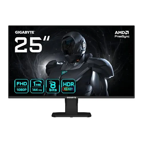 GigaByte GS25F14 Gaming Monitor 62,2 cm (24,5") – Hochauflösender Spielgenuss - Erlebe atemberaubende Grafiken auf dem GigaByte GS25F14 Gaming Monitor mit 62,2 cm (24,5"). Ideal für intensives Gaming mit schneller Reaktionszeit und lebendigen Farben.