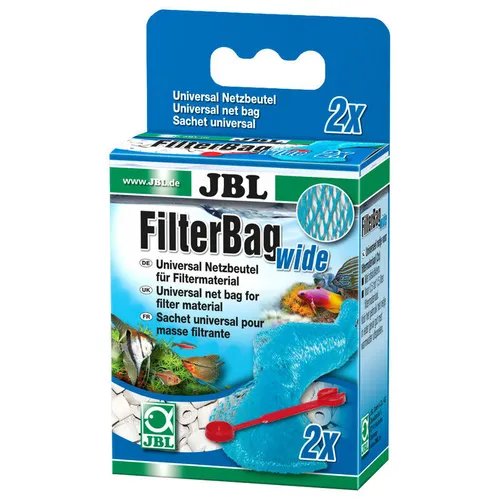 JBL FilterBag Wide Netzbeutel für Filtermaterial - Hochwertiger Netzbeutel, ideal für Aquarienfilter und langlebige Qualität für Haustierbesitzer