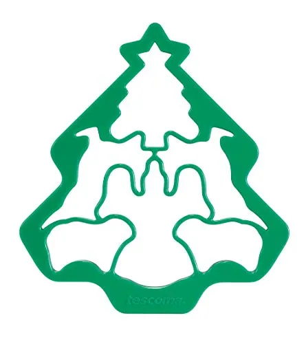 Tescoma Multi-Ausstechschablone mit Weihnachtsmotiven DELÍCIA