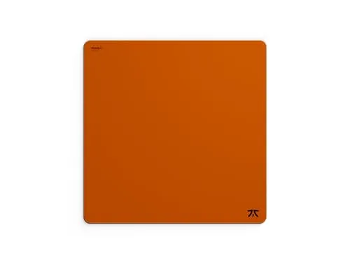 Fnatic MAX Dash XL Pro Gaming Mouse Mat, Sunset Orange Textured Cloth Speed Surface, Water Resistant, for Esports with Non-Slip Poron Foam Base and Micro-Knit Stitched Edges (Size 480 x 480 x 6 mm)