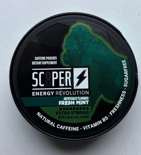 Scooper Energy  Fresh Mint Extra Strong