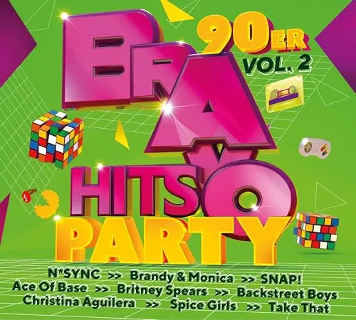 Bravo Hits Party - 90er Vol. 2 - TV-Soundtrack mit den besten 90er Hits für die perfekte Partystimmung und nostalgische Erinnerungen.
