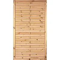 T & J Lamellenzaun Grün 100 x 180 cm - Klassischer Sichtschutzzaun aus kesseldruckimprägniertem Kiefern- und Fichtenholz. Ideal für Gartenbereiche, bietet zuverlässigen Schutz vor neugierigen Blicken und Wind. Robuste Konstruktion für lange Haltbarkeit.