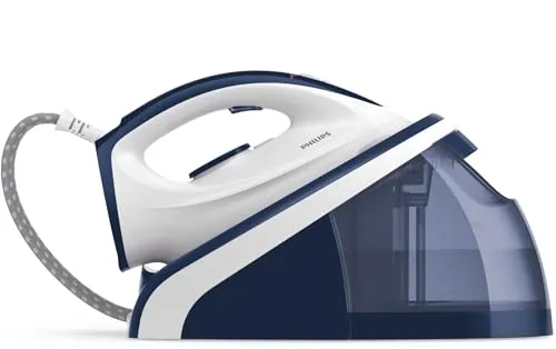 Philips Bügeleisen mit Kessel 2400 Watt - HI5920, leistungsstarke Dampfbügelstation für perfekte Ergebnisse