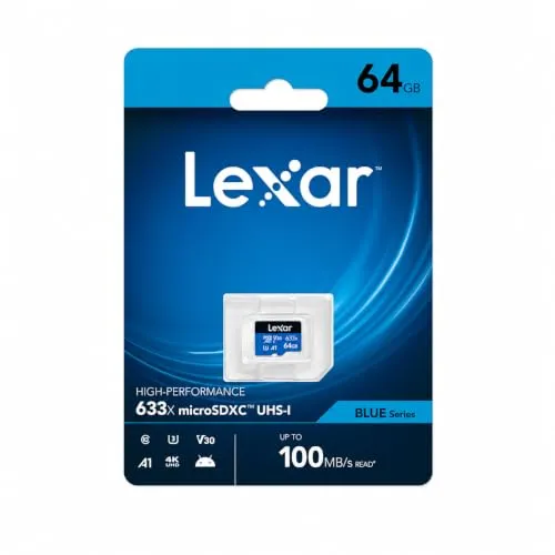 Carte+m%C3%A9moire+Micro+SD+Lexar+633x+-+64Go