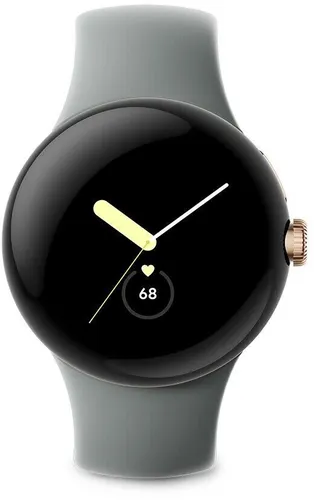 Google Pixel Watch (LTE) Champagne Gold - AMOLED Touchscreen, 32 GB Speicher und GPS für optimale Fitnessüberwachung