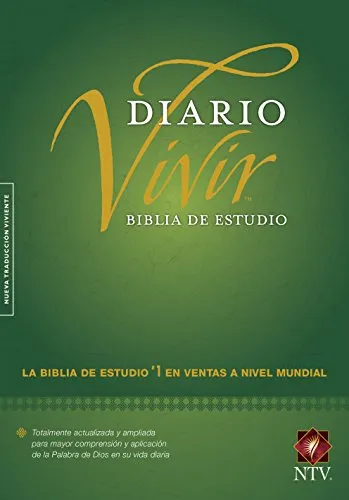 Biblia de estudio diario vivir: Nueva Traducción Viviente, tapa dura