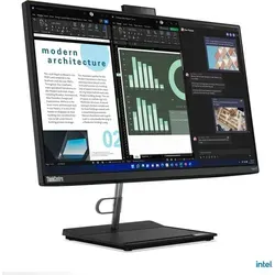 Lenovo ThinkCentre Neo 30a 24 12CE - All-in-One PC - Schwarz - Kompakte Komplettlösung mit Intel® CoreTM Prozessor der 12. Generation und 23,8' FHD-Display. Ideal für Multitasking und effizientes Arbeiten – überall und jederzeit.