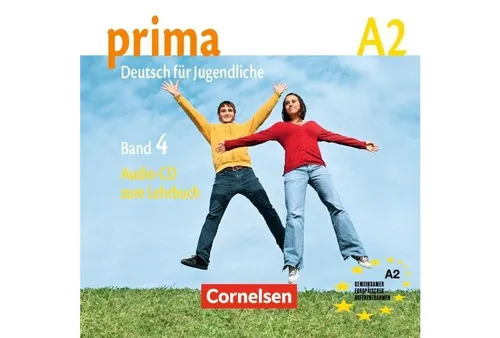 Cornelsen Verlag Hörspiel-CD Prima - Deutsch für Jugendliche - A2: Band 4 - Hörbücher für Jugendliche, fördert die Kommunikation mit realitätsnahen Themen und integriert alle Sprachfertigkeiten für eine umfassende Sprachentwicklung.