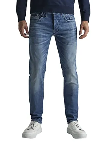 PME LEGEND Commander 3.0 Herren Straight-Jeans - Hochwertige Herren-Straight-Jeans in fresh mid blue, ideal für lässige Freizeitlooks. Robuster Denim mit 96% Baumwolle für optimalen Tragekomfort.