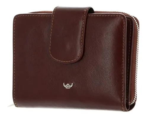 Golden Head Colorado RFID Protect Zipper Purse Tobacco - Herren-Geldbörsen mit RFID-Schutz, hochwertiger Verarbeitung und stilvollem Design – Ihr perfekter Begleiter für Alltag und Reisen!