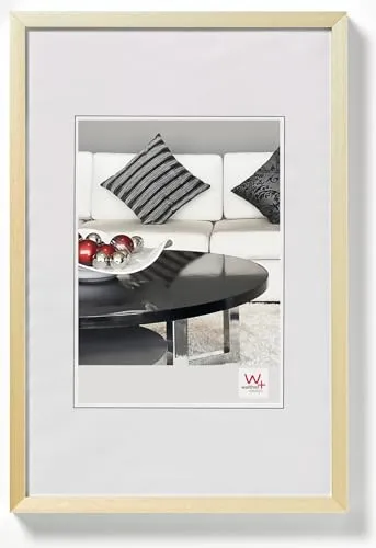 walther design Bilderrahmen gold 30 x 40 cm Aluminium Chair Alurahmen AJ040G