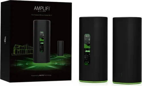 Ubiquiti AmpliFi Alien WLAN System - Router mit Router und Meshpoint für eine blitzschnelle, nahtlose WLAN-Abdeckung in großen Haushalten oder Büros.