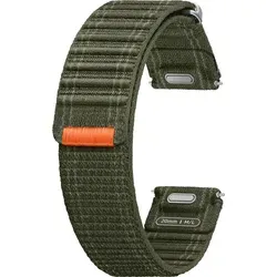 Original Samsung Fabric Band M/L ET-SVL31 für Galaxy Watch7 in Grün - Uhrenarmband aus hochwertigem Stoff, bietet Komfort und Stil für Ihre Samsung Galaxy Watch7.