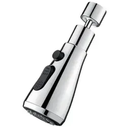 INF Schwenkbare Brausedüse für Küchenarmatur Silber - Flexibel drehbar und wassersparend: Diese Küchenbrause ermöglicht präzises Waschen und Reinigen. Mit integriertem Booster für besseren Wasserdruck und weniger Spritzer – ideal für Ihren Küchenalltag.