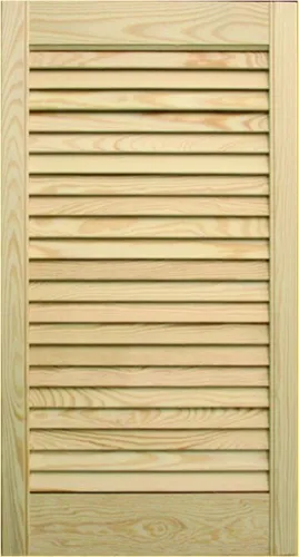 Lamellentür 39,5 x 39,4 x 2,2 cm, Kiefer