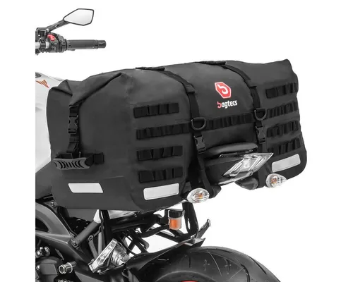 Bagtecs SX70 Motorrad Hecktasche - Wasserdichte Motorrad-Hinterrad-Satteltasche mit 70L Volumen, ideal für lange Touren und optimalen Stauraum.