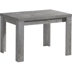 Mäusbacher Monzi Esstisch mit Auszug auf Rollen - Esstisch aus Holzwerkstoff in Graphit, elegant und vielseitig, ideal für stilvolle Essbereiche und anpassbar an verschiedene Raumkonzepte.