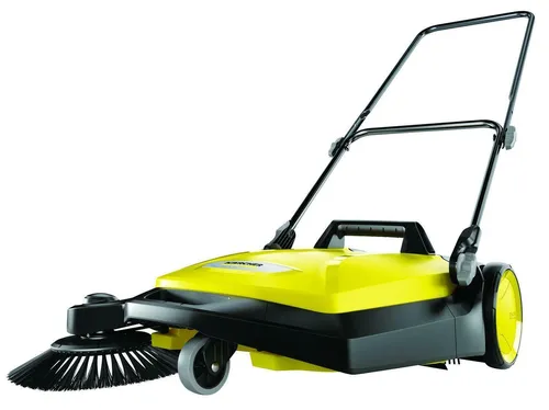 Kärcher Kehrmaschine S 4 - Hohe Flächenleistung von 1800 m²/h, ideal für Hof und Gehwege, platzsparend und selbststehend