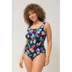 Ulla Popken Damen Plus Size Badeanzug mit Tupfen - Badeanzüge für Damen in großen Größen, mit Unterbrustband für optimalen Halt und einem modischen Tupfen-Design.