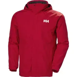 Helly Hansen Dubliner Jacket red (162) S - Wasserdichte Hardshell Jacke für Männer, mit HELLY TECH PROTECTION Technologie für optimalen Schutz bei jedem Wetter, verstellbarer Kapuze und umweltfreundlicher bluesign-Zertifizierung.