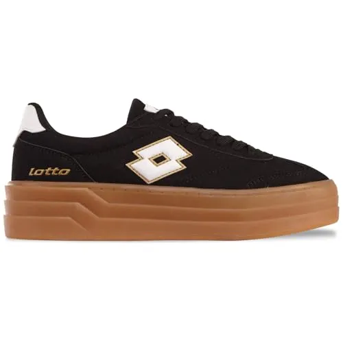 Lotto Plateausneaker - Sportlich und Rutschfest - Sneaker low mit gepolsterter Schaftkante, ideal für sportliche Freizeit-Outfits und dank der Gummisohle besonders rutschfest auf glatten Oberflächen.