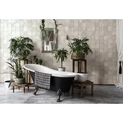 Fototapete MARBURG "Tile", grau (rauchfarben), B:0,53m L:10,05m, Vlies, Tapeten, moderne Tapete für Wohnzimmer Schlafzimmer Küche