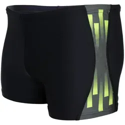 Aquarti Badehose Aquarti Herren Badehose Kurz Sportlich Streifen grün|schwarz 3XL