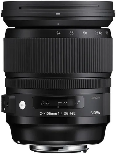 Sigma 24-105mm F4,0 DG OS HSM Art Objektiv für Canon EF - Hochwertiges Vollformat-Objektiv mit optischer Stabilisierung für beeindruckende Aufnahmen