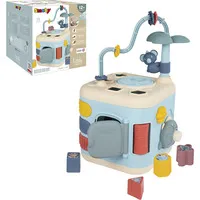 Smoby Little Motorikwürfel - Activity Würfel für Kinder ab 1 Jahr - Abwechslungsreiches Motorikspielzeug mit 5 Seiten und über 13 Aktivitäten zur Förderung der Feinmotorik und Koordination. Liebevoll designt und sicher für Babys ab 12 Monaten.